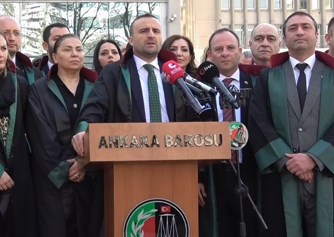 Ankara'da avukatlardan 'Tehlikedeki Avukatlar Günü' yürüyüşü