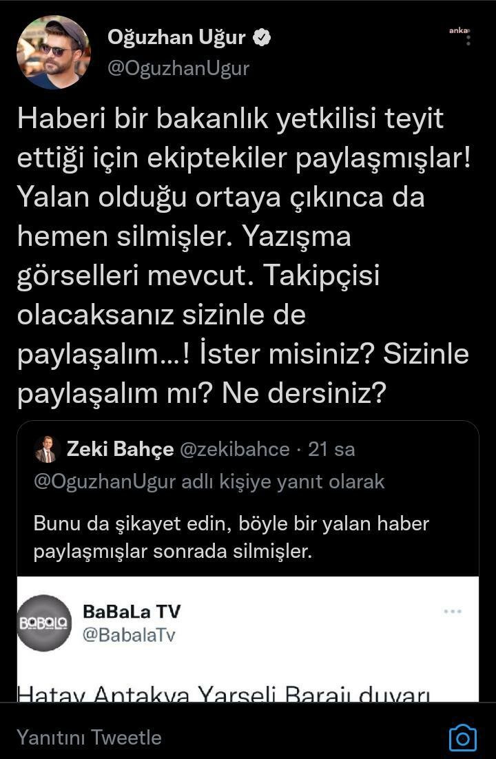 Hakkında soruşturma başlatılan Oğuzhan Uğur'dan ilk açıklama: 'Bilgi bakanlık yetkilisinden geldi'