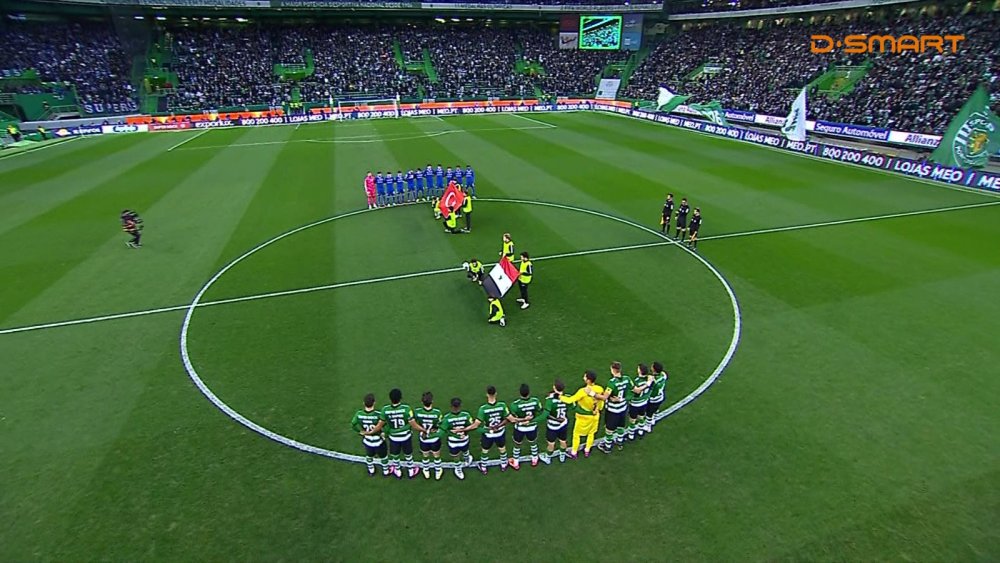 Portekiz Ligi'nde depremzedeler için saygı duruşu