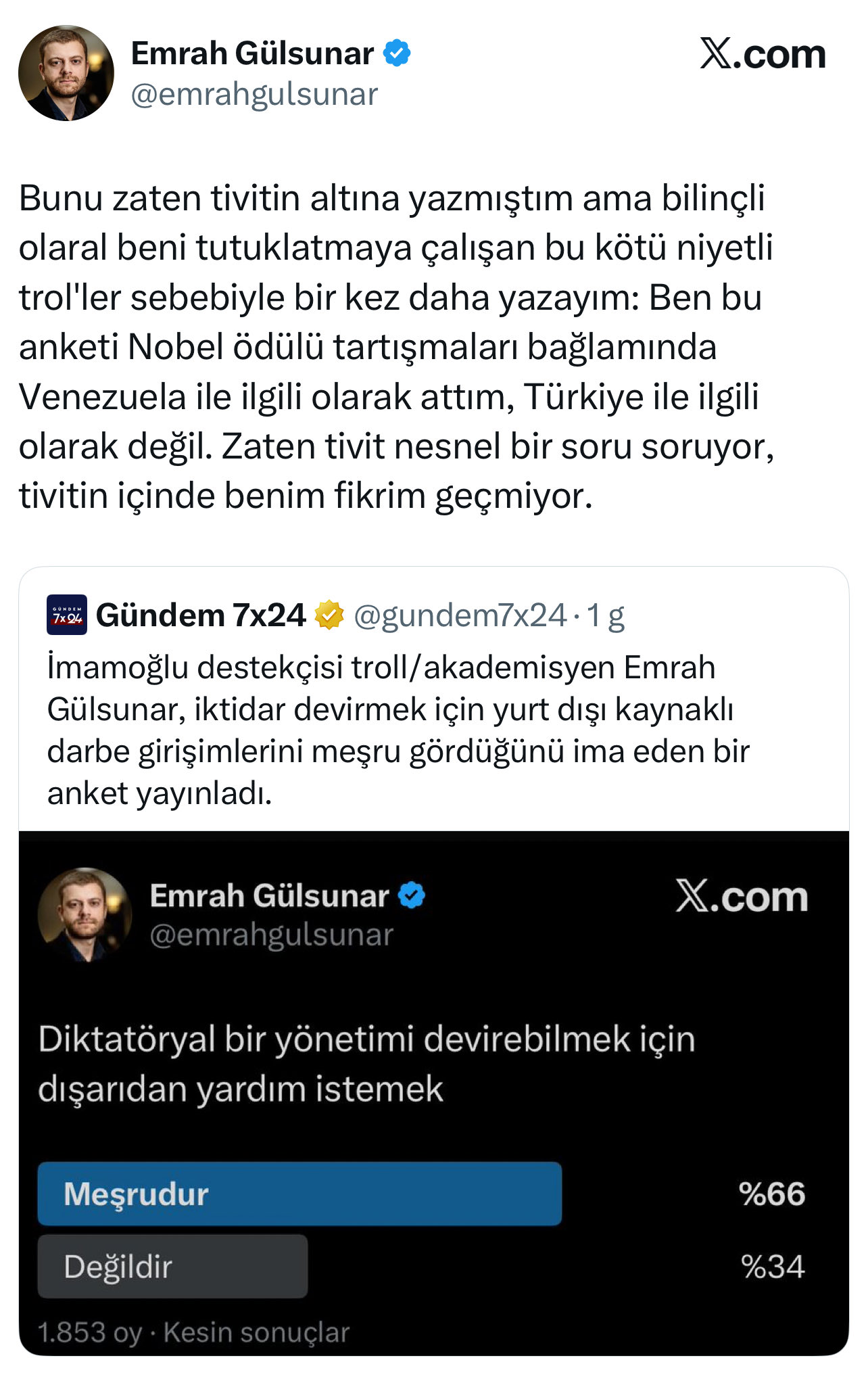 Akademisyen Emrah Gülsunar Sosyal Medya Paylaşımı Nedeniyle Tutuklandı